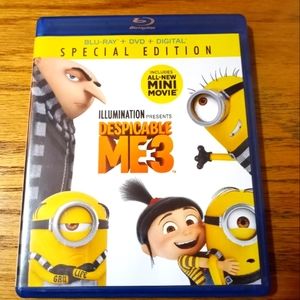 DESPICABLE ME 3 Special Edition on BLU-RAY + DVD